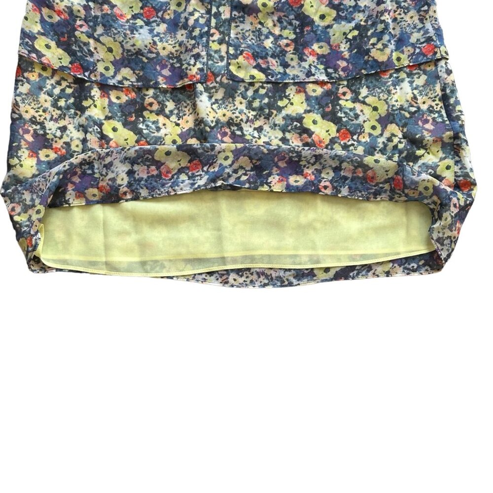 CAbi‎ Womens Tunic Small Positano Floral Layered Sleeveless Lined Blouse - Picture 10 of 14